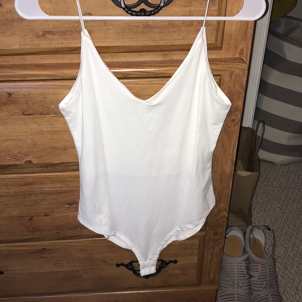 spaghetti strap bodysuit top